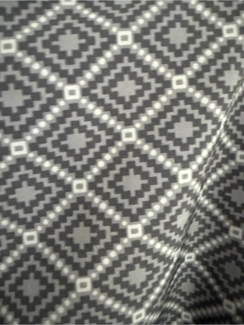 Lands' End Men's Diamond-Print Swim Hybrids - Gray & White